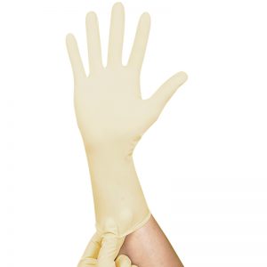 MPG10035     12 Inch Latex Surgical Powdered Glove