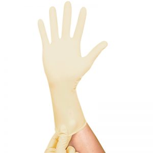 MPG10036    12 Inch Latex Surgical Powder Free Glove